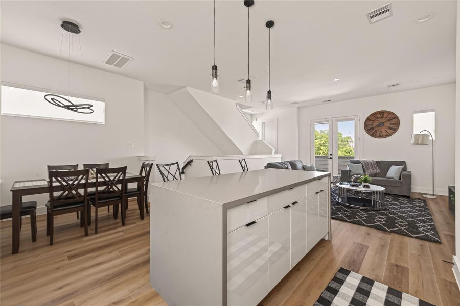 Furnished interior view inside a new home in , Houston (Image 15). Furnished interior view inside a new home in , Houston (Image 15).