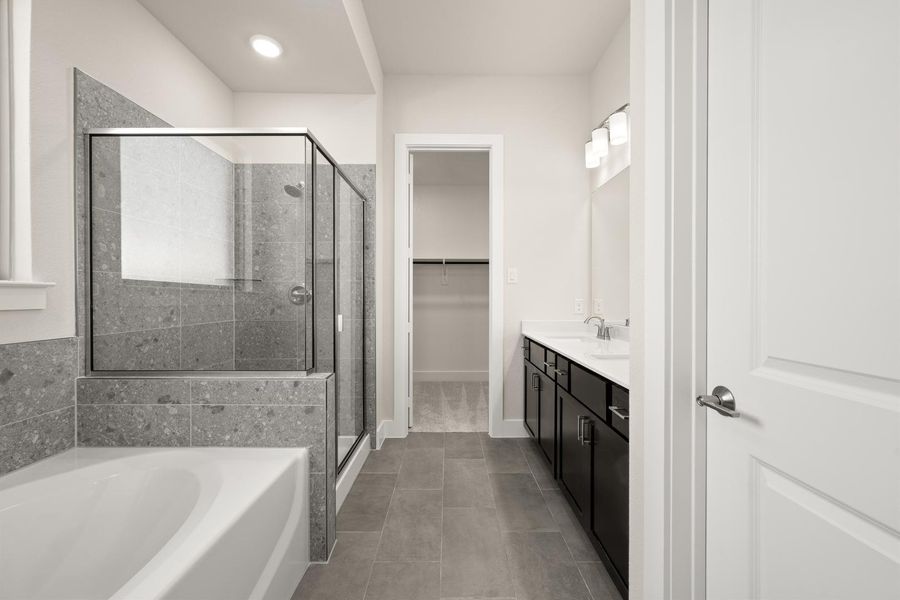 Furnished interior view inside a new home in Discovery Collection at Bridgewater, Midlothian (Image 11).