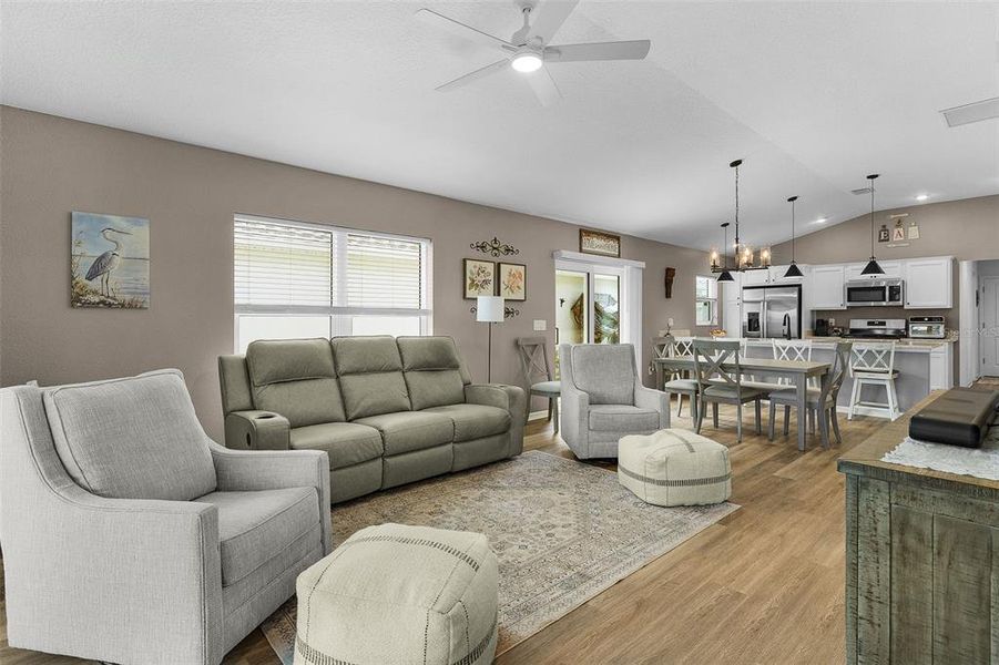 Furnished interior view inside a new home in , The Villages (Image 6).