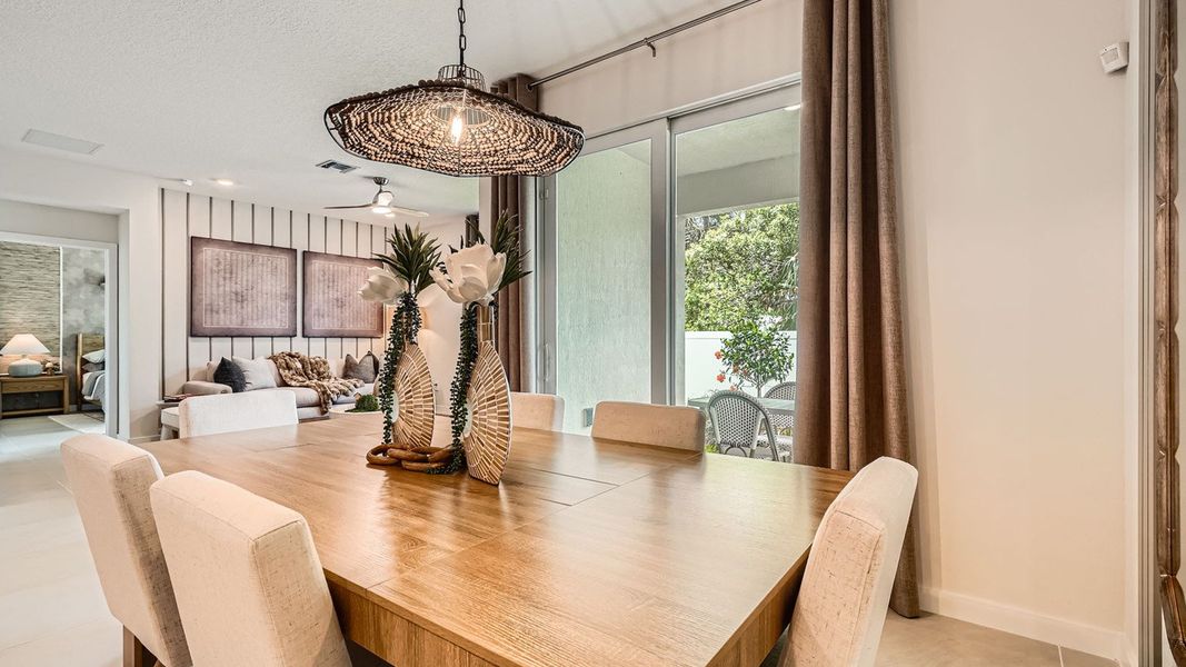 Furnished interior view inside a new home in Sandpiper Square, Stuart (Image 16).