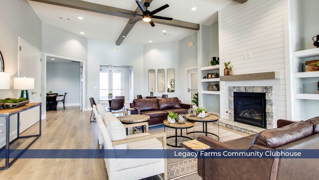 Furnished interior view inside a new home in Legacy Farms, White House (Image 18).