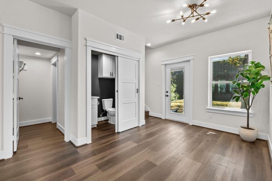 Spacious, unfurnished interior of a new home in , Dickinson (Image 33).