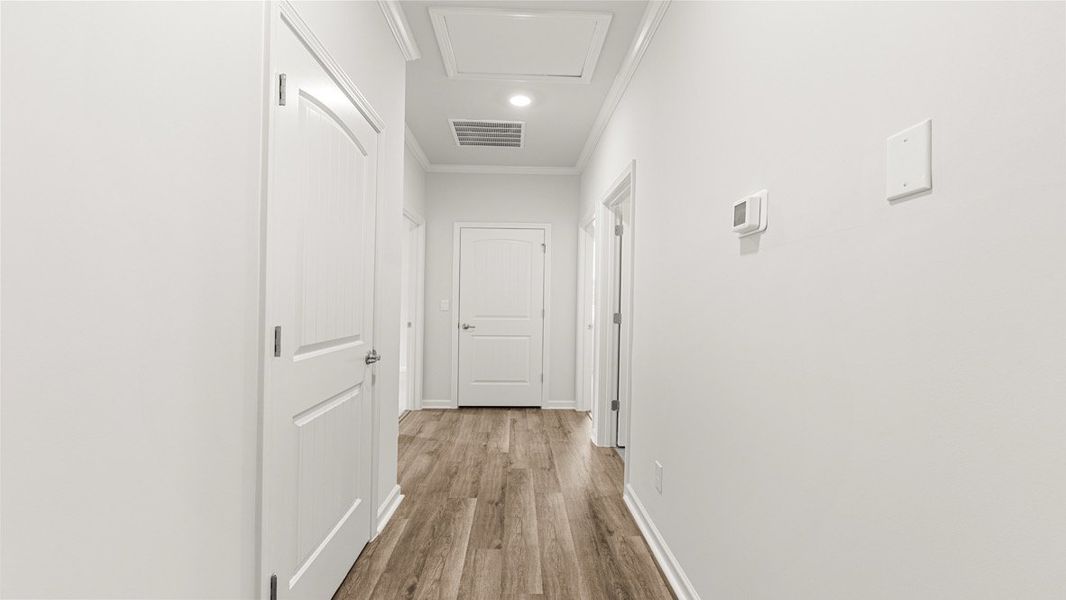 Representative unfurnished interior of a home built from the Booth by D.R. Horton in Liberty Crossing, Braselton (Image 25).