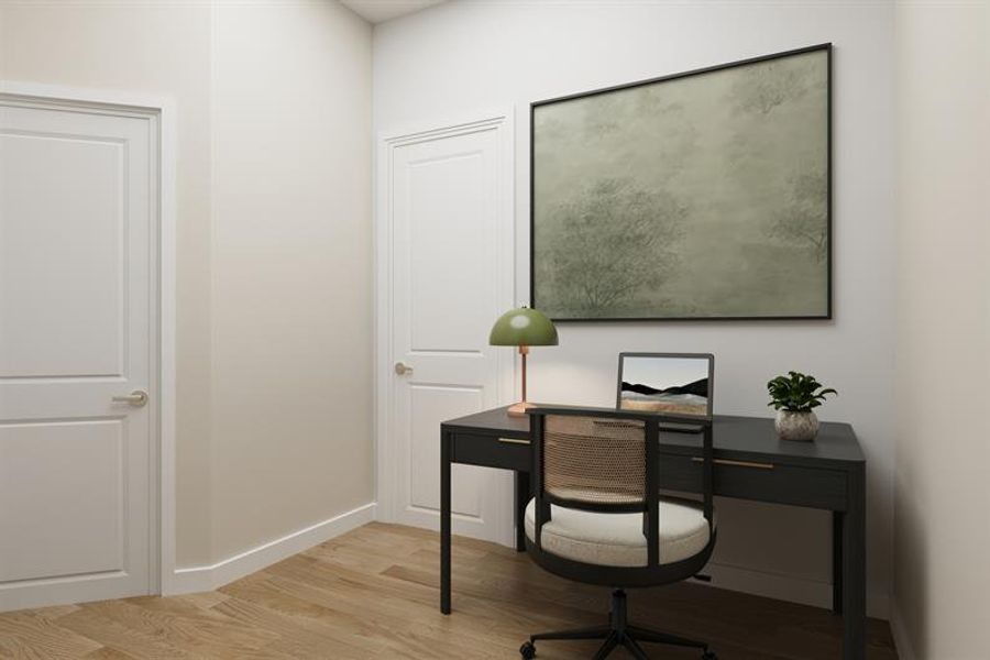 Representative furnished interior of a home built from the Nassau Bay by Ryan Homes in Waverly at Wylder, Port St. Lucie (Image 5).