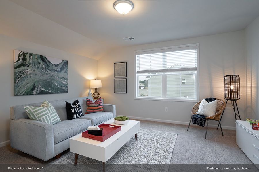 Furnished interior view inside a new home in Ellington, Elgin (Image 14). Furnished interior view inside a new home in Ellington, Elgin (Image 14).
