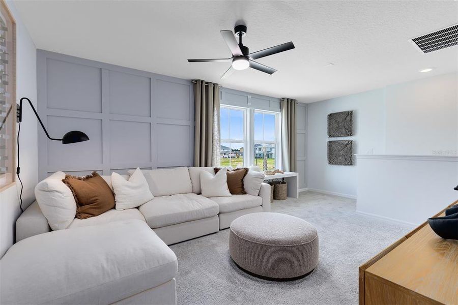 Furnished interior view inside a new home in , Bradenton (Image 13). Furnished interior view inside a new home in , Bradenton (Image 13).