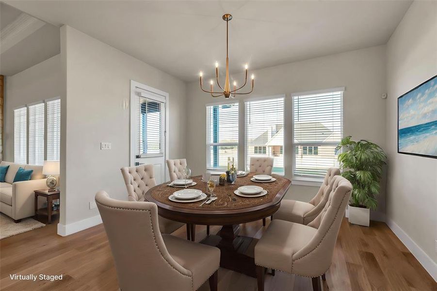 Furnished interior view inside a new home in King Crossing Estates, Van Alstyne (Image 19). Furnished interior view inside a new home in King Crossing Estates, Van Alstyne (Image 19).