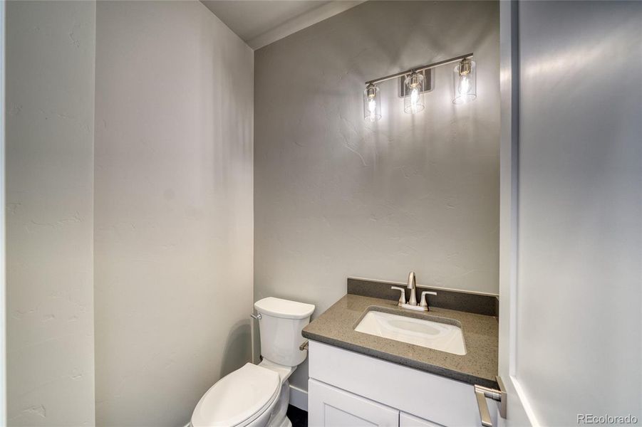 Half bath off the kitchen