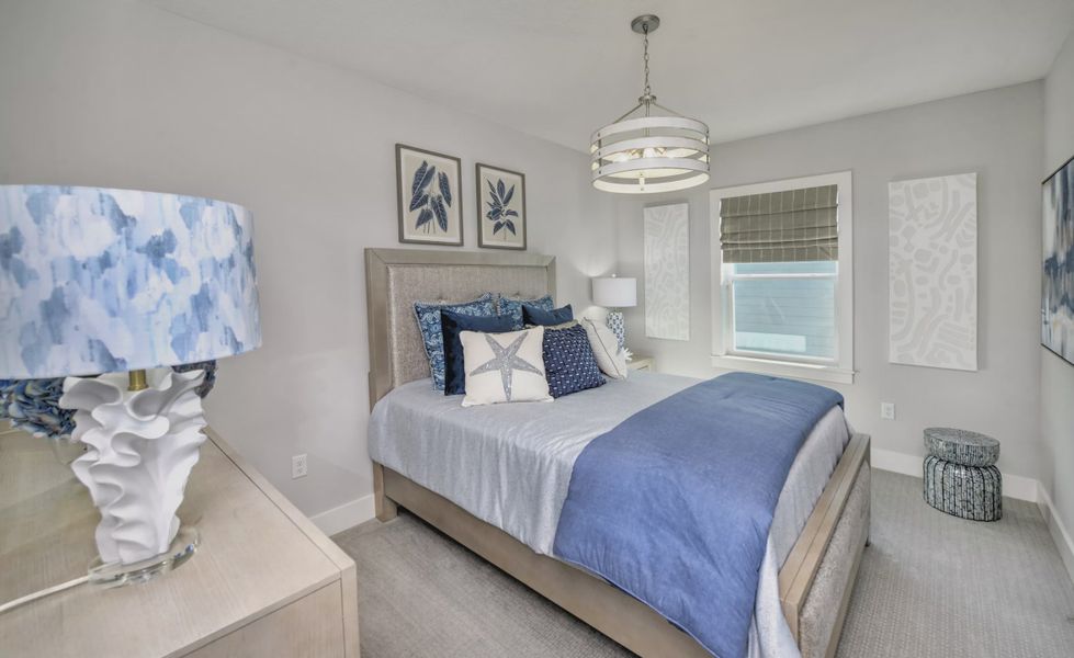 Furnished interior view inside a new home in Laureate Park, Orlando (Image 35).