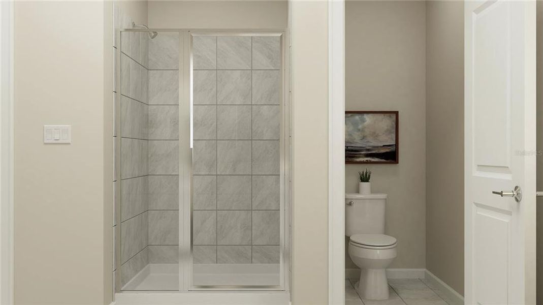 Furnished interior view inside a new home in The Glades at Crossprairie, St. Cloud (Image 17).