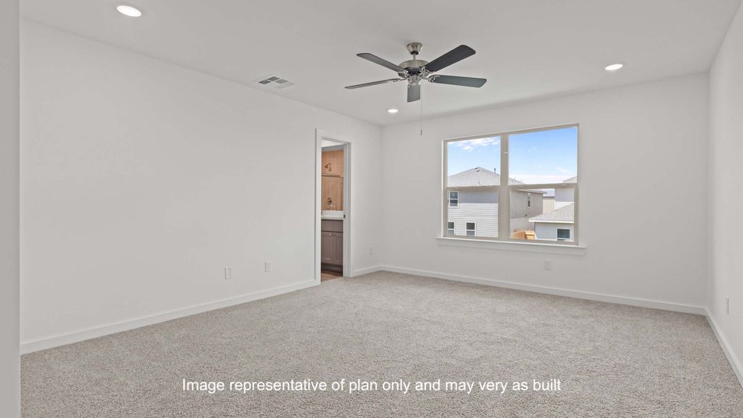 Spacious, unfurnished interior of a new home in Overlook West, Wolfforth (Image 22).