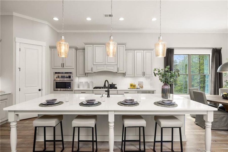Furnished interior view inside a new home in Soleil Belmont Park, Canton (Image 9). Furnished interior view inside a new home in Soleil Belmont Park, Canton (Image 9).