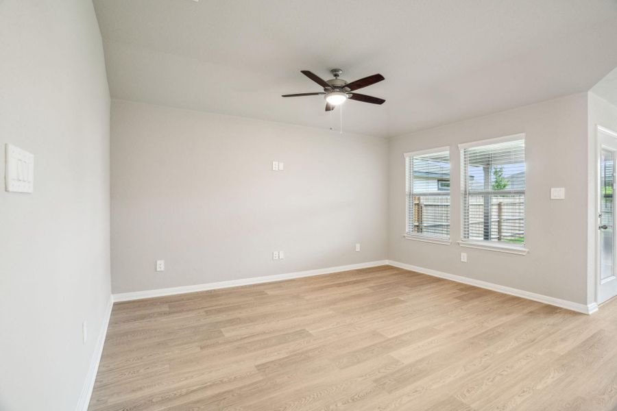 Photo is not of the actual home, but is an inspirational photo of builder’s model home and may depict options, furnishings, and/or decorator features that are not included