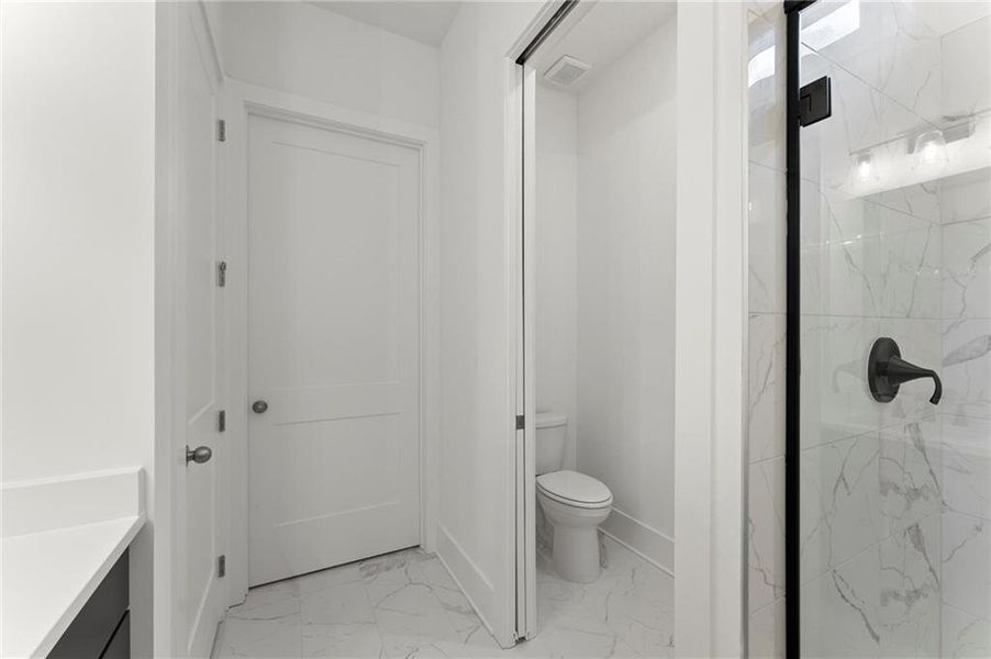 Furnished interior view inside a new home in Hillgrove Preserve, Powder Springs (Image 37).