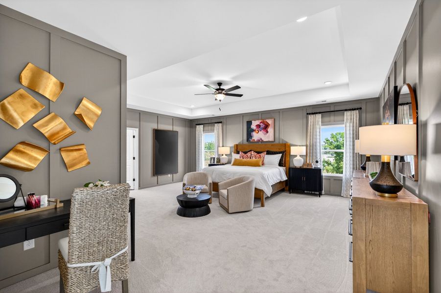 Furnished interior view inside a new home in Saddle Ridge, Calhoun (Image 18).