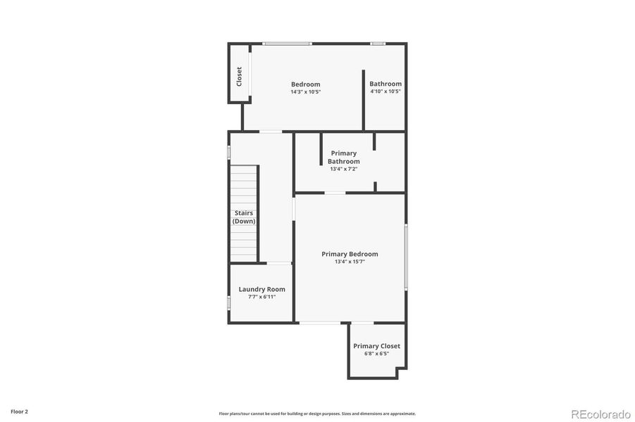 2D floor plan layout of this home in , Colorado Springs, CO (Image 2). 2D floor plan layout of this home in , Colorado Springs, CO (Image 2).