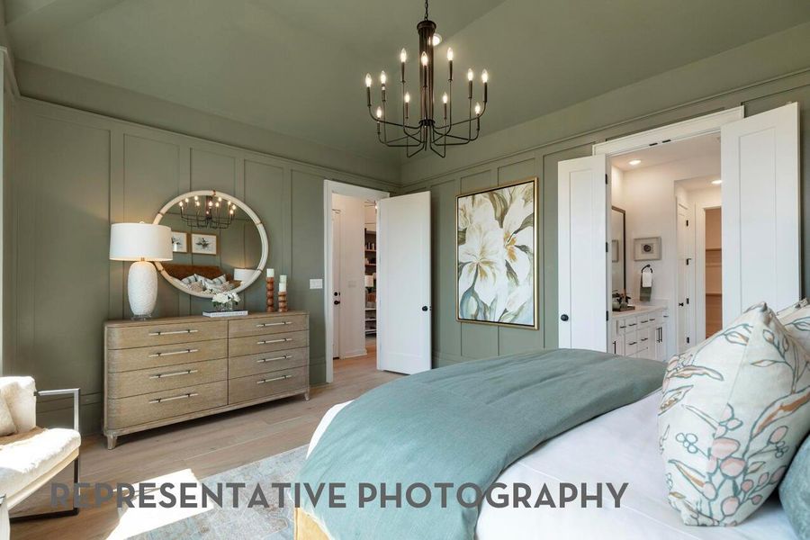Furnished interior view inside a new home in Elyson, Katy (Image 18). Furnished interior view inside a new home in Elyson, Katy (Image 18).