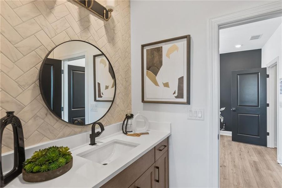 Furnished interior view inside a new home in Waterhaven, Cumming (Image 21).