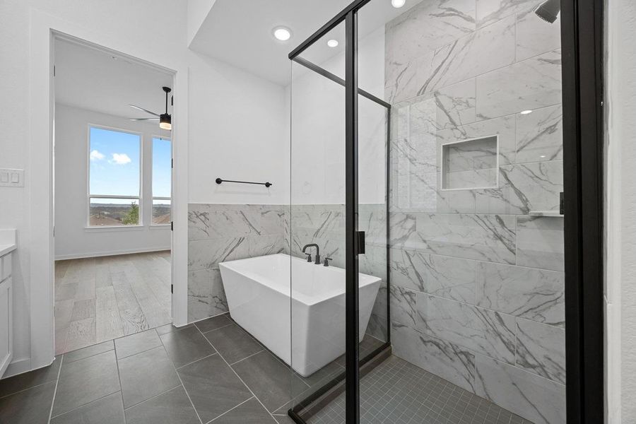 Furnished interior view inside a new home in Lakeside at Tessera on Lake Travis, Lago Vista (Image 6).