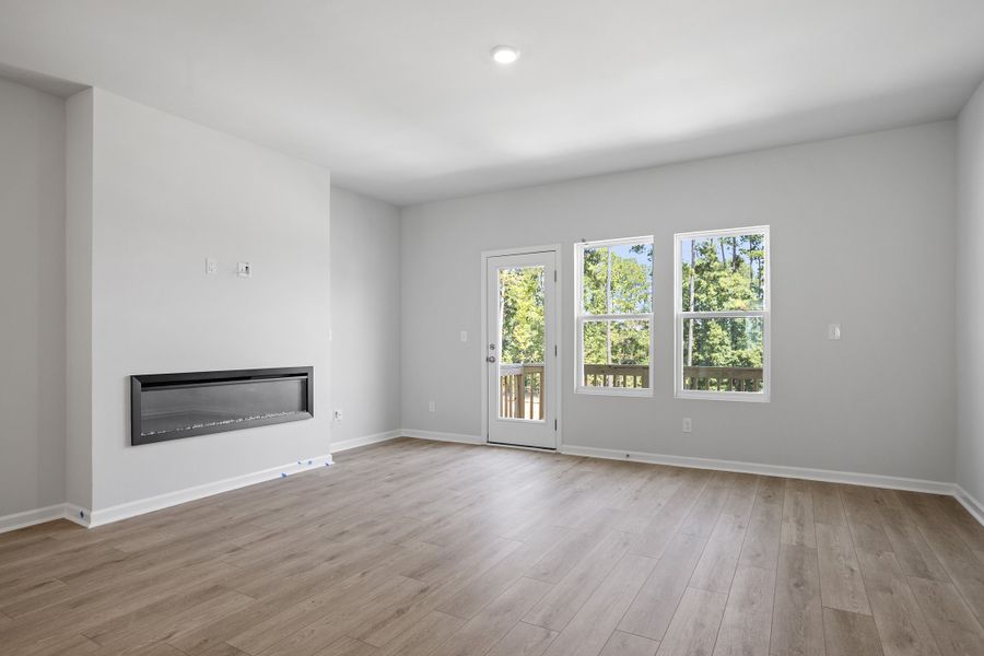 Spacious, unfurnished interior of a new home in Renaissance at White Oak, Garner (Image 19). Spacious, unfurnished interior of a new home in Renaissance at White Oak, Garner (Image 19).