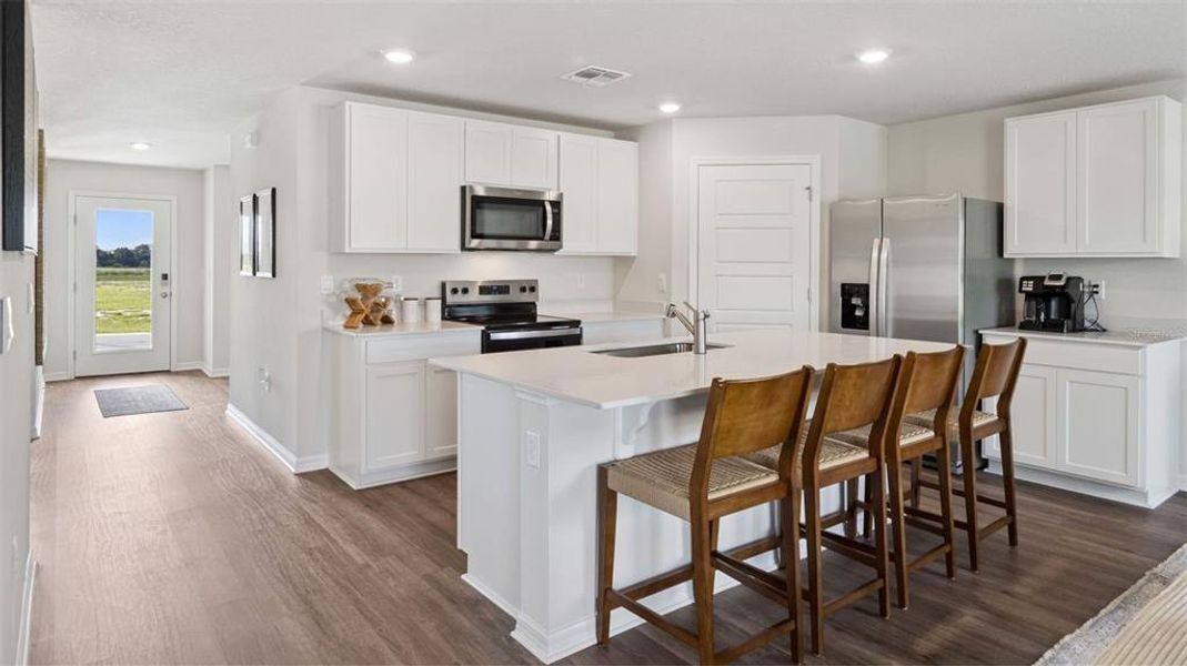 Furnished interior view inside a new home in , Deltona (Image 3).