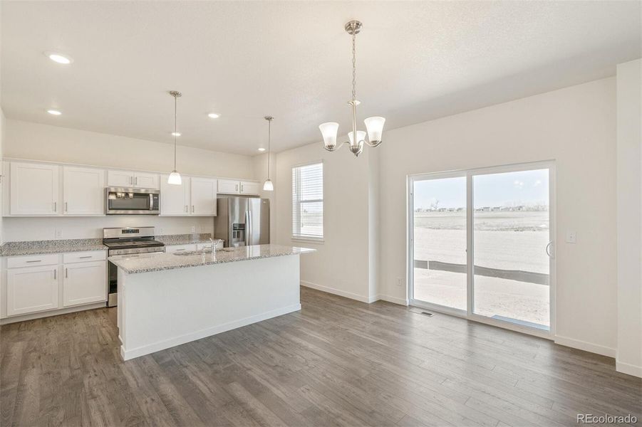 Furnished interior view inside a new home in Spring Valley Ranch, Elizabeth (Image 11).