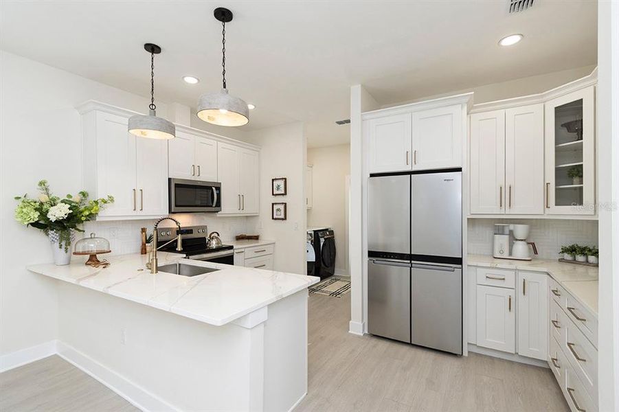 Furnished interior view inside a new home in , Tampa (Image 10).