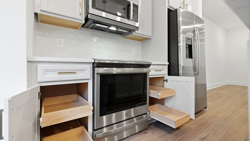Chef-ready kitchen with abundant storage and a stainless steel appliances located in Arden, NC