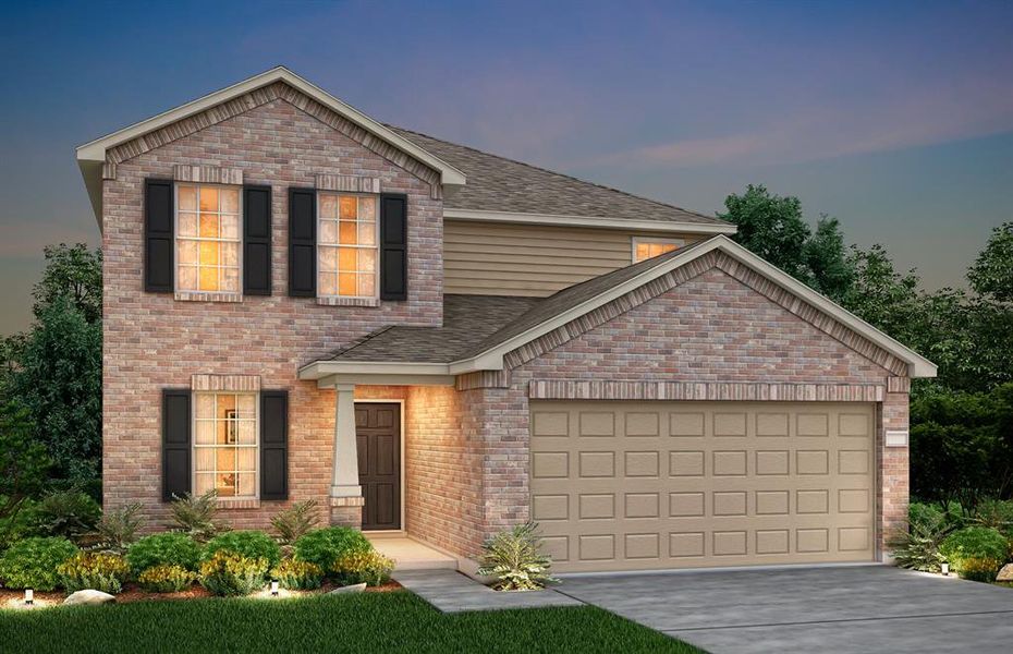 NEW CONSTRUCTION: Beautiful two-story home available at Arbordale in Forney