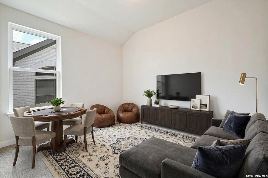Furnished interior view inside a new home in Meyer Ranch, New Braunfels (Image 11).