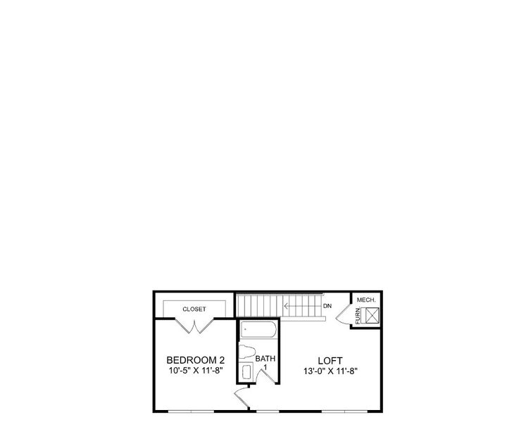 2D floor plan layout for the Fairview by Ryan Homes in Sterling Oaks, Ash, NC (Image 5). 2D floor plan layout for the Fairview by Ryan Homes in Sterling Oaks, Ash, NC (Image 5).