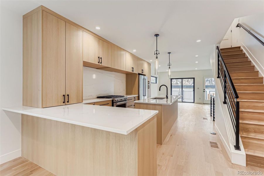 Furnished interior view inside a new home in , Denver (Image 10).
