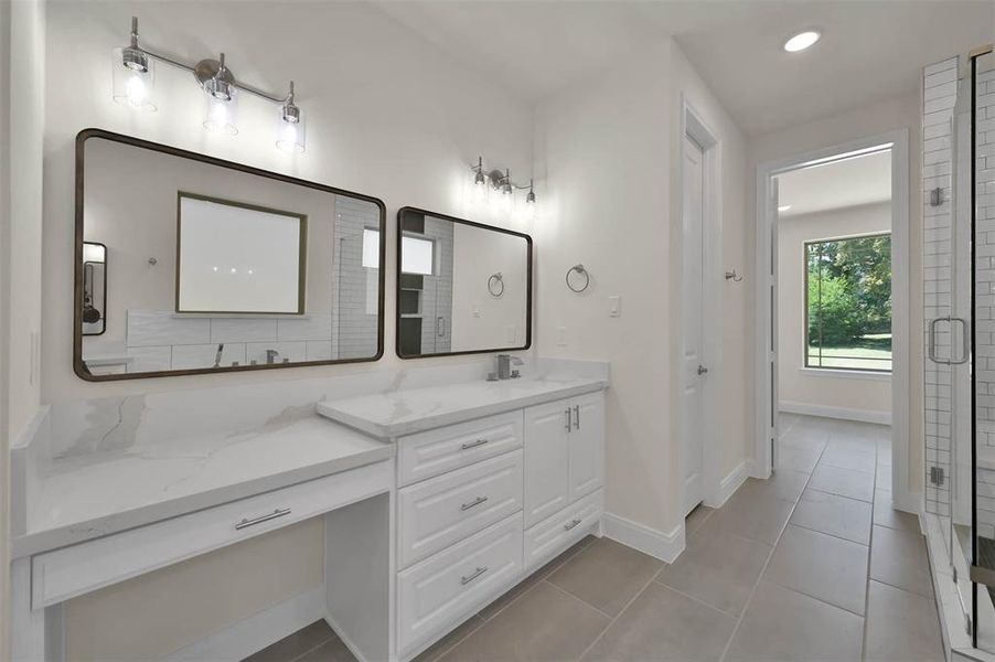 Similar Master Bathroom Built by TX Best Home Builders