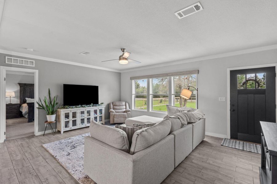 Furnished interior view inside a new home in , Santa Fe (Image 8).