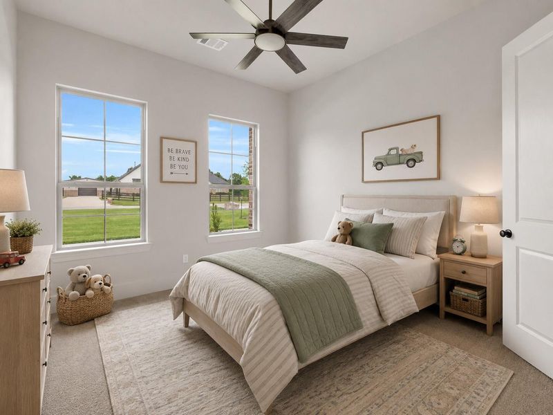 Furnished interior view inside a new home in Chapel Bend, Montgomery (Image 7). Furnished interior view inside a new home in Chapel Bend, Montgomery (Image 7).