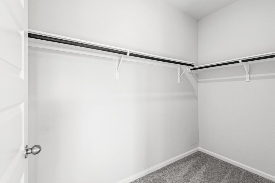 Primary walk in closet