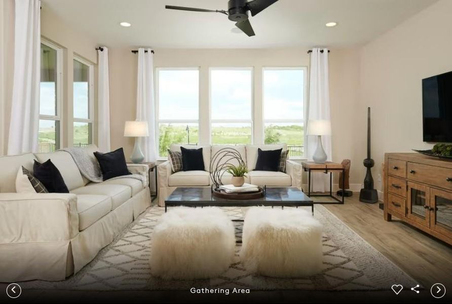 Interior photos- Photo of Pulte model home with same floor plan, not of actual home listed.