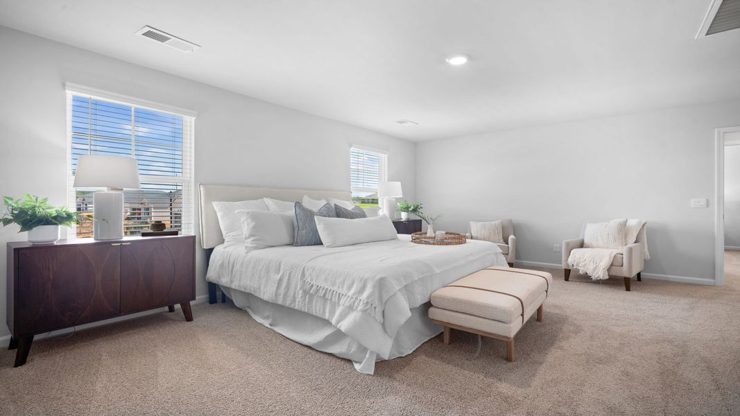 Furnished interior view inside a new home in Cypress Landing, Hardeeville (Image 22).