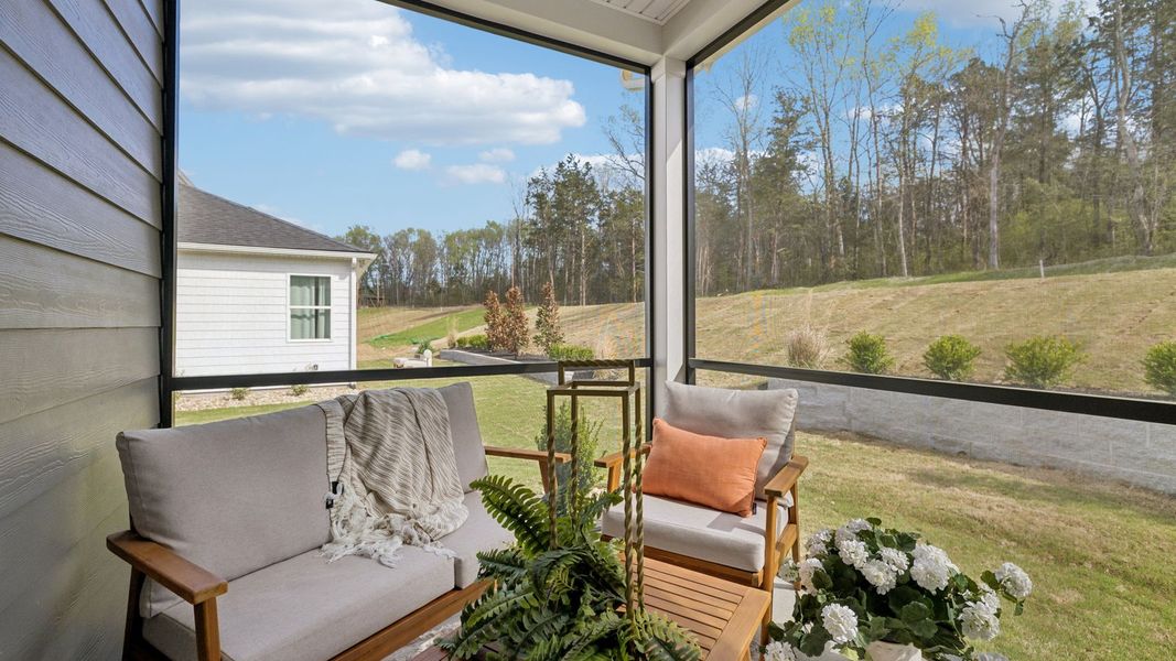 Representative exterior details of a home built from the Cali by D.R. Horton in Reserve at Hickory Ridge, Columbia (Image 27). Representative exterior details of a home built from the Cali by D.R. Horton in Reserve at Hickory Ridge, Columbia (Image 27).
