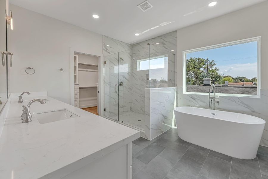 Furnished interior view inside a new home in , Houston (Image 10).