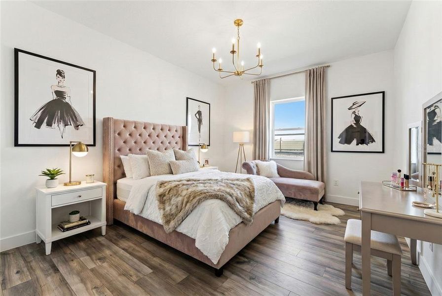 Furnished interior view inside a new home in , Weeki Wachee (Image 9).