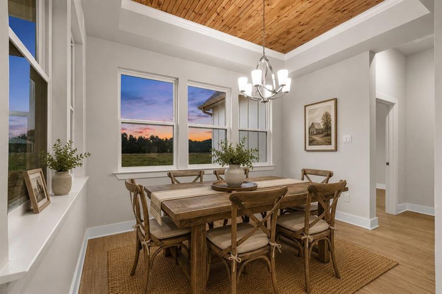 Furnished interior view inside a new home in , Greenville (Image 13).