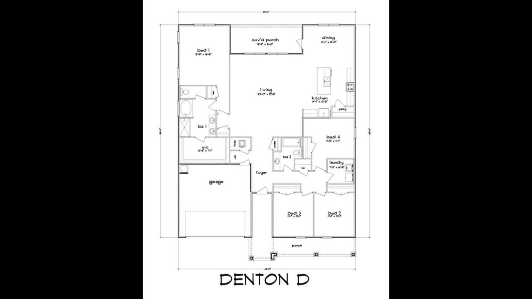 2D floor plan layout of this home in Liberty, Panama City, FL (Image 3). 2D floor plan layout of this home in Liberty, Panama City, FL (Image 3).