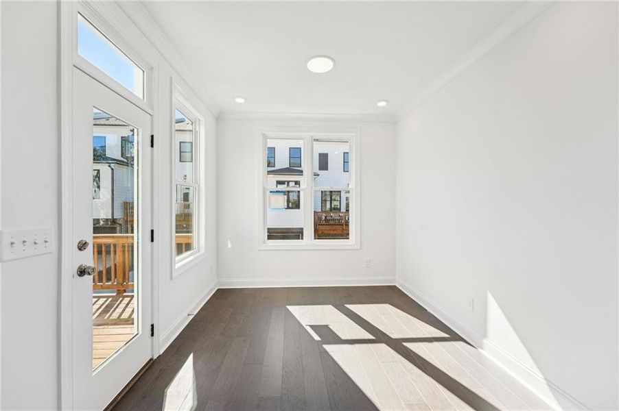 Spacious, unfurnished interior of a new home in Palisades Townhomes, Cumming (Image 46).
