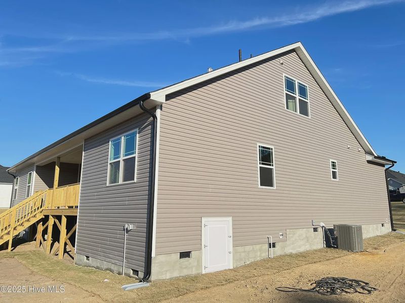 Exterior details and patio area of a home in Cool Water, Bailey (Image 21).