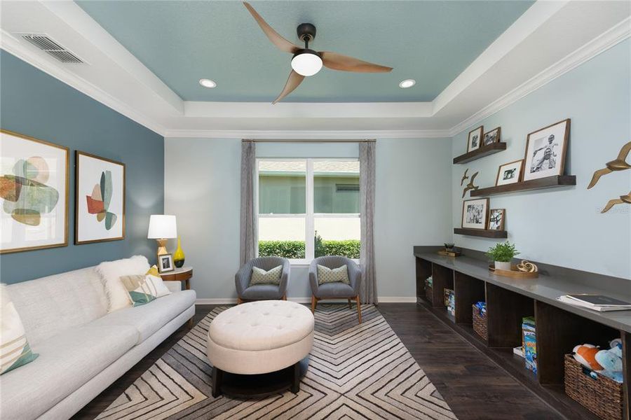 Furnished interior view inside a new home in Hammock at Two Rivers, Zephyrhills (Image 12).