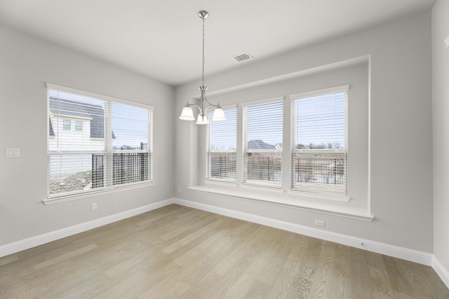 Representative unfurnished interior of a home built from the Carlow by Windsor Homes in Ridge Pointe Estates, McLendon-Chisholm (Image 24).