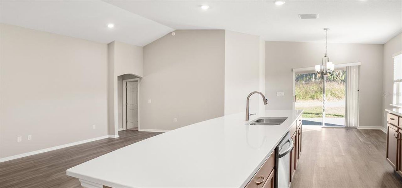Furnished interior view inside a new home in Bennah Oaks, Belleview (Image 8).