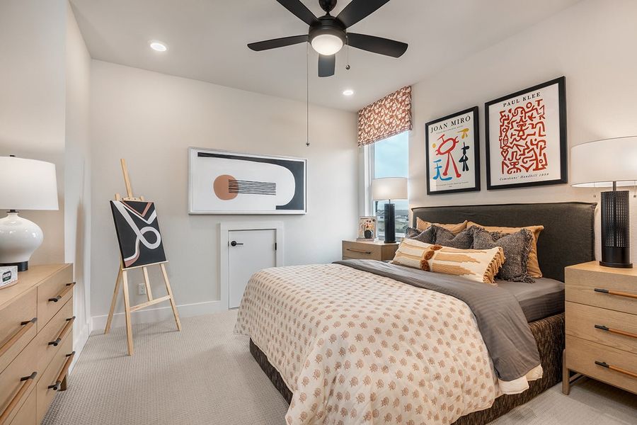 Furnished interior view inside a new home in Travisso, Leander (Image 14).