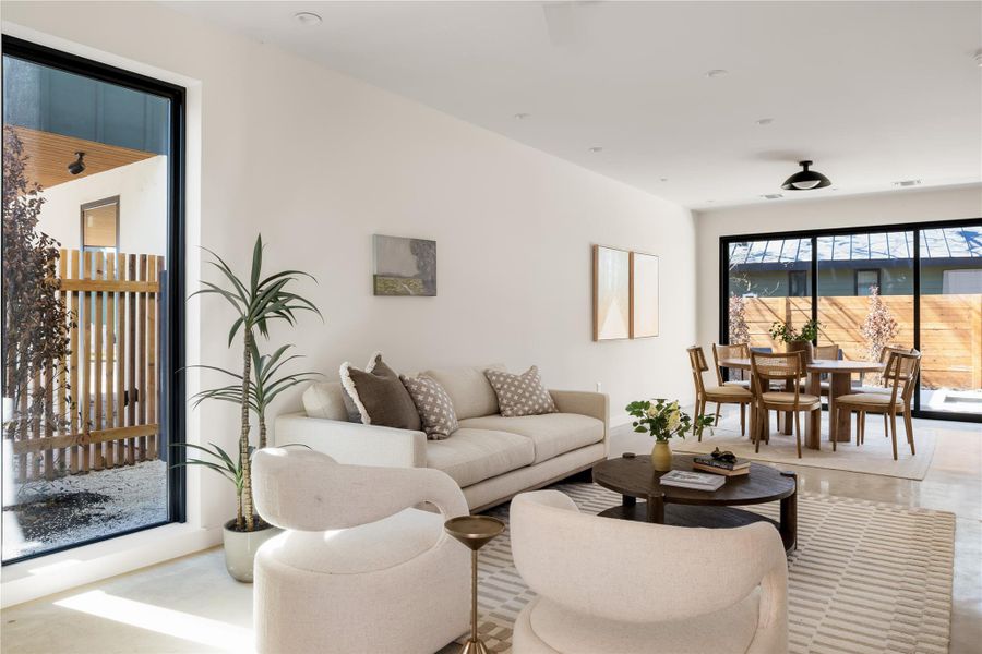 Furnished interior view inside a new home in , Austin (Image 6).